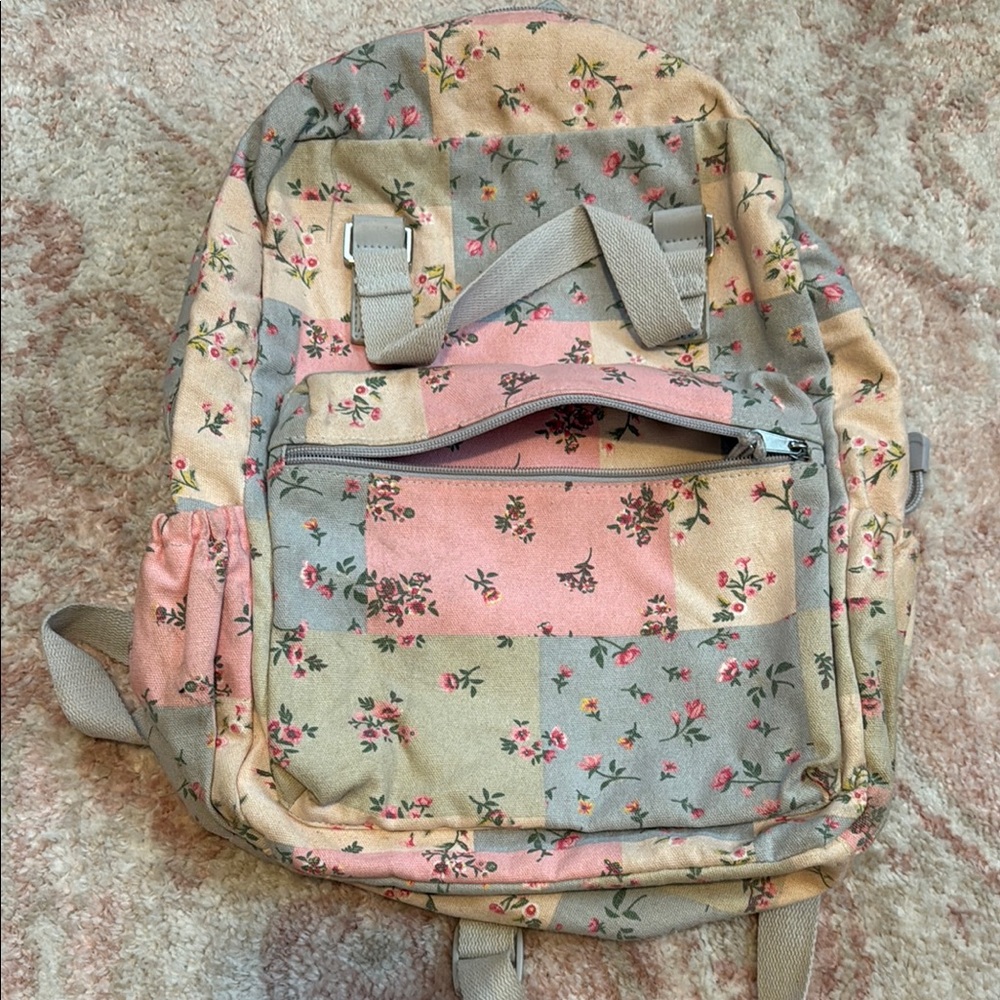 Floral Patchwork Backpack